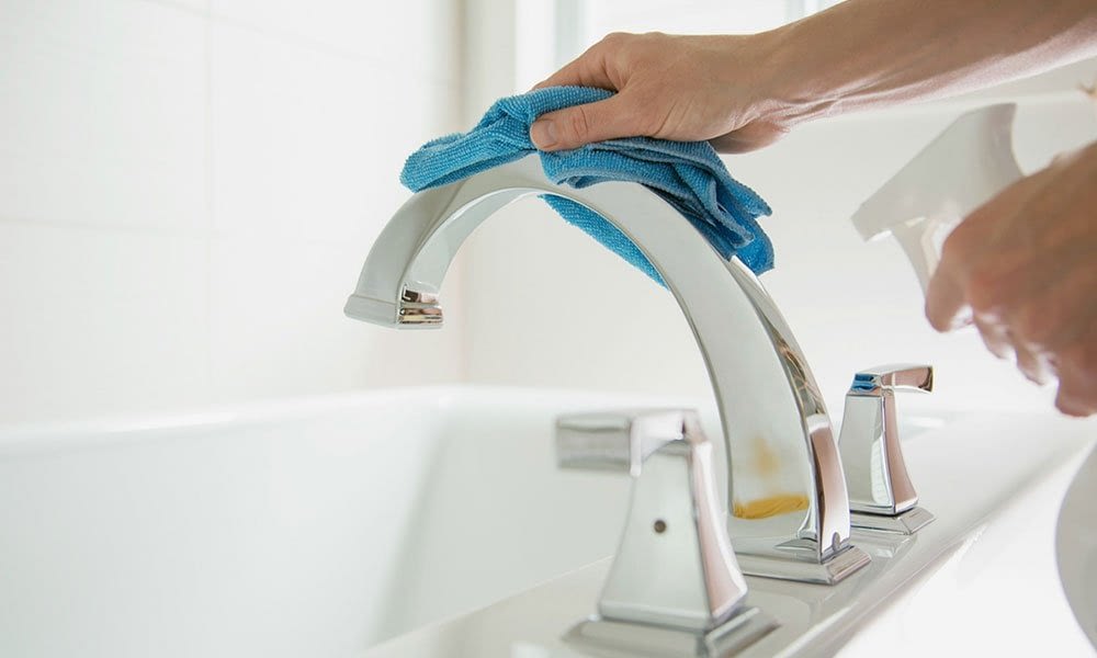 Our cleaners love to make your taps sparkle